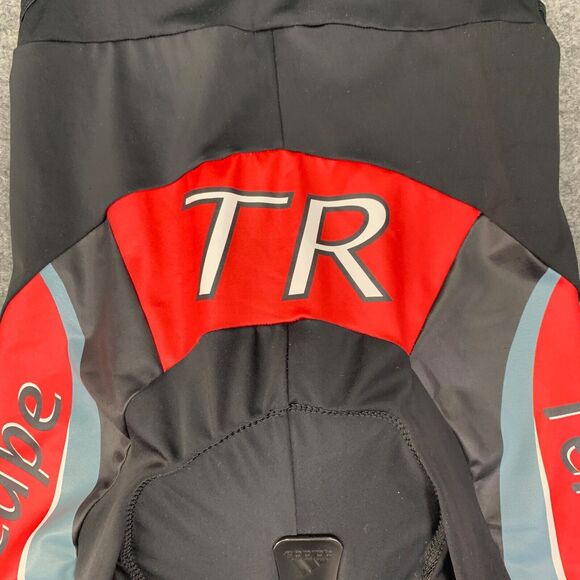 Biemme Bib Short Mens XL Extra Large Black Red Cycling Padded Stretch Terrascape - Picture 9 of 16